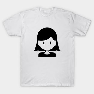 Minimalism Girl #1 T-Shirt